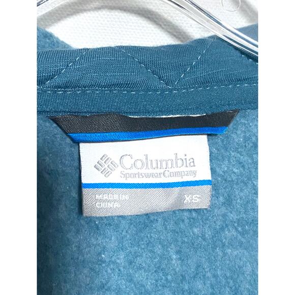 Columbia Soft Shell Jacket Womens XS Full Zip Quilted Hooded Gorpcore Outdoors - Picture 6 of 9